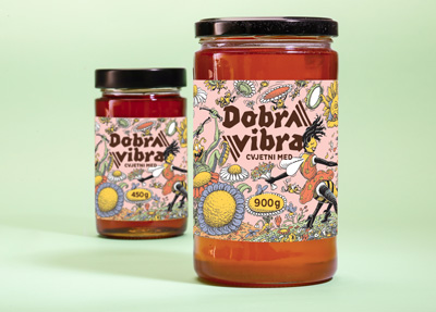 Dobra Vibra Cvjetni Med -Varžak med